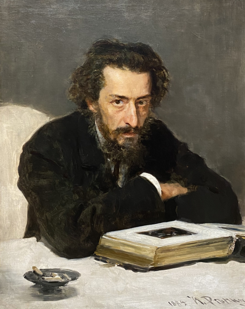 Ilya Repin. Portrait of Pavel Blaramberg. 1884. State Tretyakov Gallery