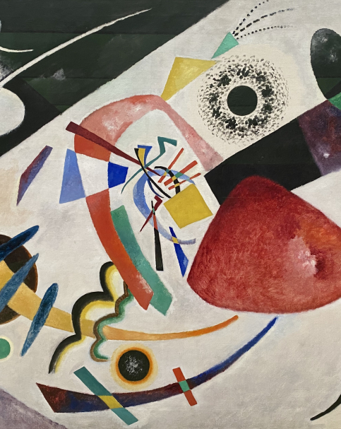 Wassily Kandinsky. Red spot II. 1921. Lenbachhaus, Munich