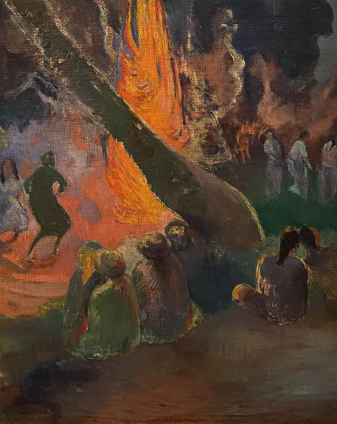 Paul Gauguin 1848-1903. Upa Upa (The Fire Dance), 1891. Oil on canvas.  The Israel Museum Jerusalem. Photo Dan Daniel