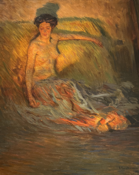 Nikolai Kasatkin. Nude model. 1898. Russian museum SPb