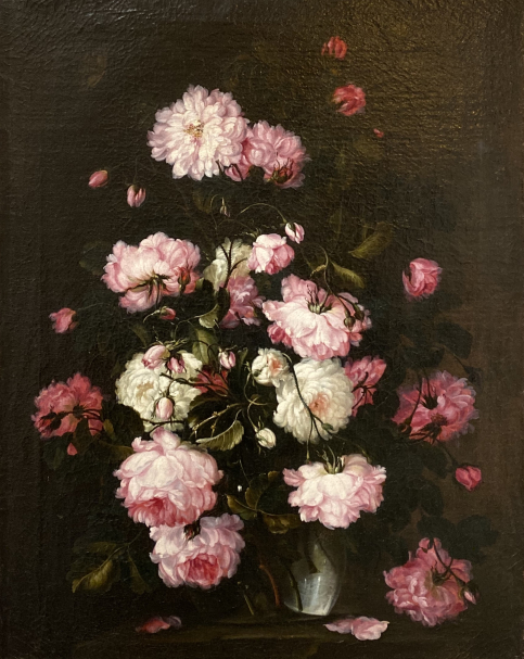 Adeodato Zucatti (?),  Bunch of Roses. 1690-1700. Accademia Carrara, Bergamo.  Photo Dan