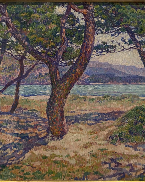 Théo van Rysselberghe, 1862-1926. The Mediterranean at Le Lavandou, 1904. Oil on canvas. The Israel museum Jerusalem. Photo Dan Daniel