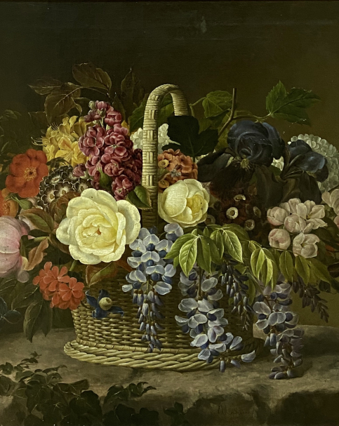 Ivan Khrutsky. Still life. Flowers. 1842. National art gallery of Armenia