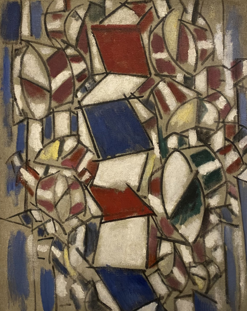 Fernand Leger 1881-1955. Contrast of Forms, 1913. Oil on canvas. Mizne-Blumental Collection  Bequest of Annette Celine,2018. Tel Aviv Museum of Art. Photo Dan