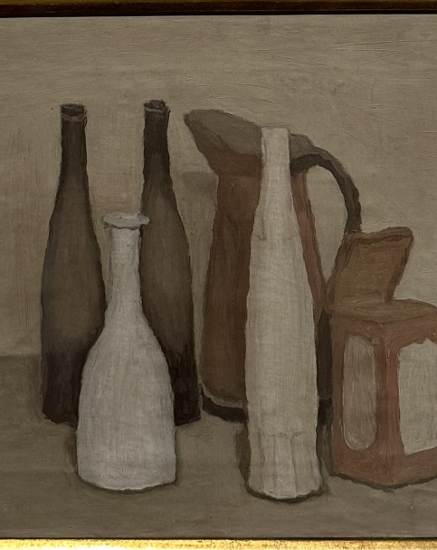 Giorgio Morandi 1890-1964. Still Life, 1951. Oil on canvas. Tel Aviv Museum of Art. Photo Dan