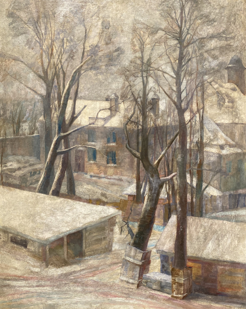 Sofya Zaklikovskaya. Cityscape, 1924. Russian museum SPb