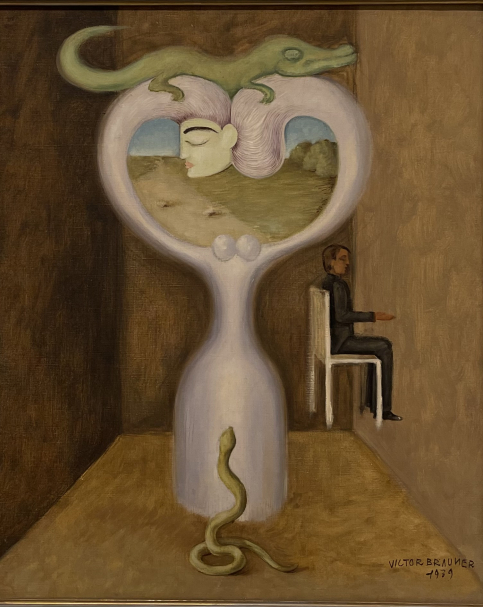 Victor Brauner 1903-1966. Dream Space 1939. Oil on canvas. Tel Aviv museum of art. Photo Dan