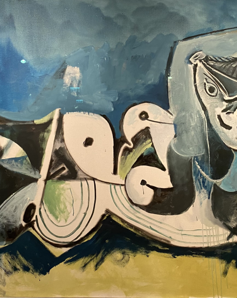 Pablo Picasso 1881-1973. Reclining Nude, 1964. Oil on canvas. The Israel museum Jerusalem. Photo Dan Daniel