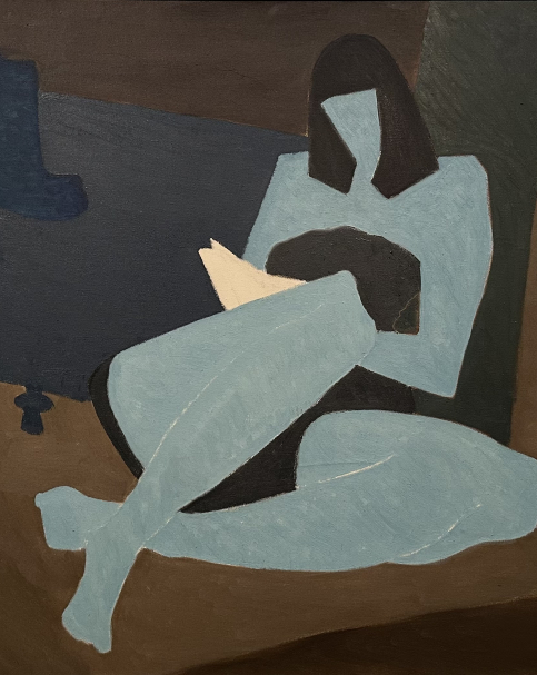 Milton Avery 1885-1965. Summer Reader, 1950.Oil on canvas. Tel Aviv Museum of Art. Photo Dan