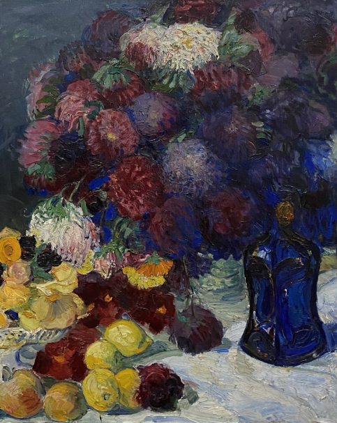 Boris Anisfeld. Still life. Flowers and fruits. 1910. National art gallery of Armenia. Yerevan