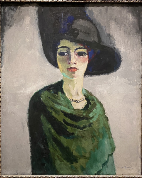 Kees van Dongen 1877-1968. Lady in black Hat. 1908.  Oil on canvas. Hermitage SPb. Photo Dan