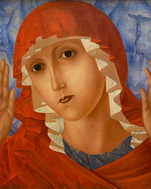 Kuzma Petrov-Vodkin. The Mother of God of Tenderness Evil Hearts. 1914-1915. Russian museum SPb