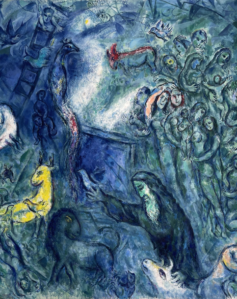 Marc Chagall. Noah’s Ark. 1961-1966. Oil on canvas. The National Marc Chagall museum. Nice.