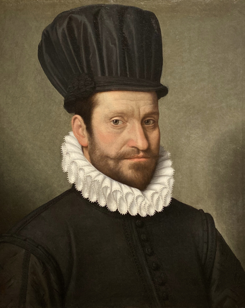 Pittore lombardo.  Portrait of Francesco Colleoni. 1584(?). Accademia Carrara. Bergamo