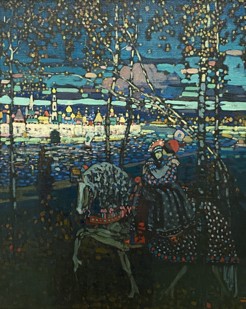 Wassily Kandinsky. Riding couple, 1907. Lenbahhaus. Munich