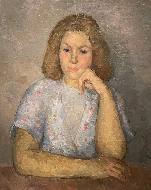 Robert Falk. Portrait of daughter (Kirilla Falk). 1946. Collection of Vladimir Nekrasov. Moscow.