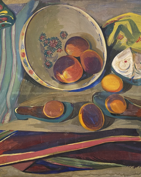 Martiros Sarian. Still life. 1925. Tempera on canvas.  M.Sarian House Museum. Yerevan.