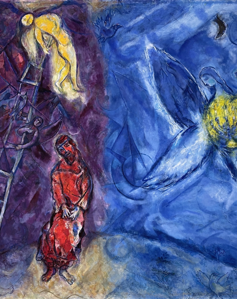 Marc Chagall. Jacob’s Dream. 1960-1966. Oil on canvas. The National Marc Chagall museum. Nice.