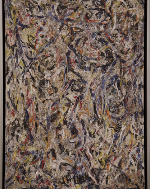 Jackson Pollock 1912-1956. Earth Worms, 1946. Oil on canvas.  Tel Aviv Museum of Art.