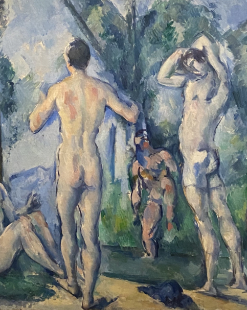 Paul Cézanne .Bathers, 1890-1891. Hermitage SPb