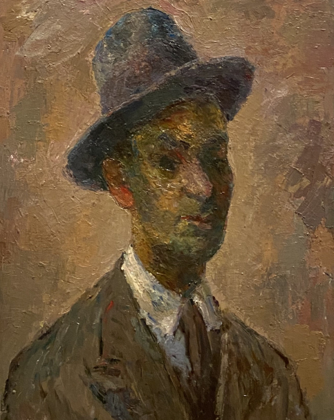 Robert Falk. "Mulatto" Self-portrait. 1935. State Museum of Fine Arts. A.S. Pushkin. Moscow