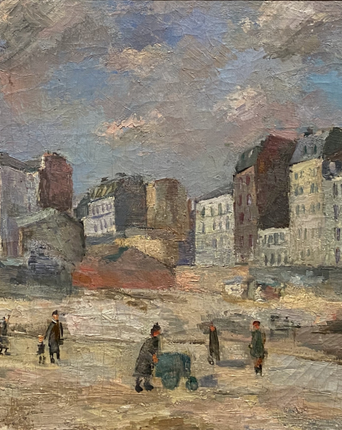 Robert Falk. Building site. 1934. State Tretyakov Gallery. Moscow.