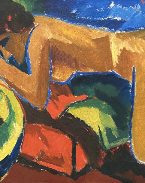 Karl Schmidt-Rottluff. Woman Resting. 1912. Pinakothek der moderne. Munich.