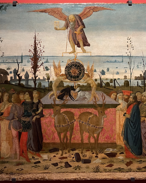 Jacopo del Selaio. 1441-1493. The Triumph of Time. Circa 1485-1490. Tempera on panel. Museo Poldi Pezzoli. Milan