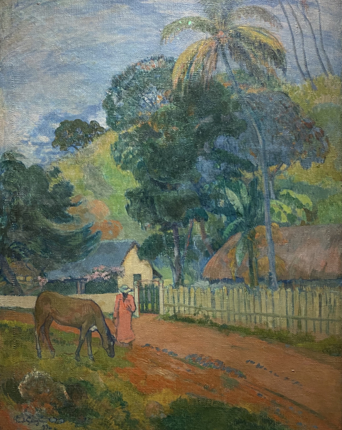 Paul Gauguin. Landscape (The horse on the road), 1899. Pushkin State Museum of Fine Arts. Moscow Photo Dan