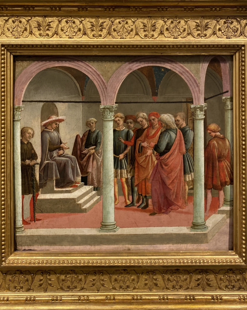 Pesellino (Francesco di Stefano). Episodes from the story of Griselda. 1450 circa. Accademia Carrara