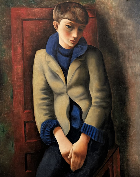 Moise Kisling 1891-1953. Young Boy from Toulon, 1930. Oil on canvas.  Gift of Alex Maguy, Paris, 1939. Tel Aviv museum of art. Photo Dan Daniel