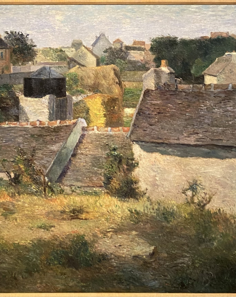 Paul Gauguin 1848-1903. Houses at Vaugirard, 1880. Oil on canvas.  The Israel Museum Jerusalem. Photo Dan Daniel