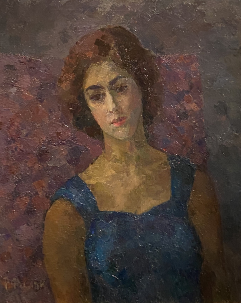 Robert Falk. A GREEK WOMAN(PORTRAIT OF INNA COSTAKIS). 1955. Collection of Vladimir Nekrasov, Moscow.