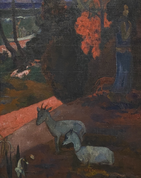 Landscape with two goats. 1897. Paul Gauguin. Hermitage SPb. Photo Dan