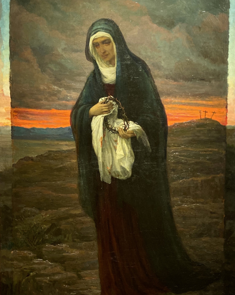 Mikhail Botkin. The Grieving Virgin. 1887. Russian museum SPb.