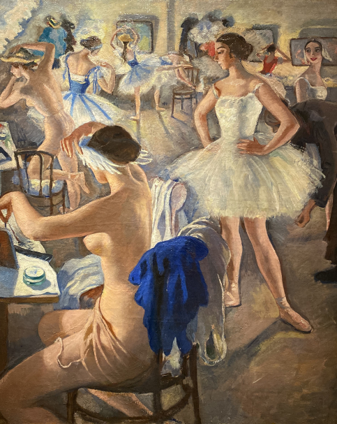 Zinaida Serebrjakova. 1884-1967. Ballet dressing. Snowflakes (the “Nut-Cracker” ballet). 1923. State Russian Museum. SPb.