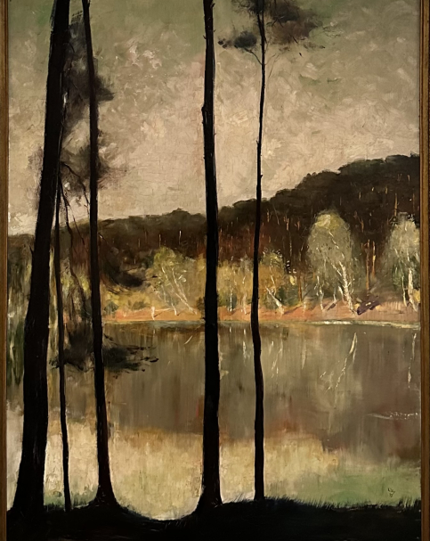 Lesser Ury Grunewaldsee Berlin 1893 Oil on canvas