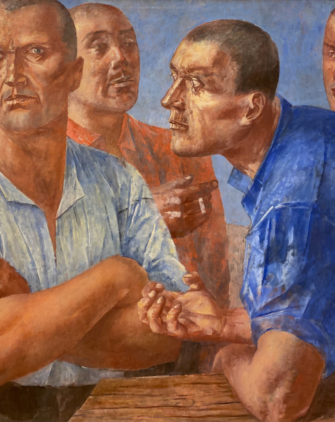 Kuzma Petrov-Vodkin. Workers. 1926. Russian museum SPb