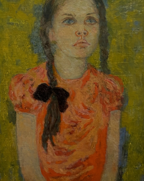 Natan Altman.  Portrait of Katia. National art gallery of Armenia.