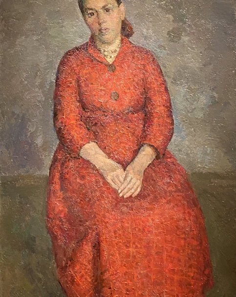 Robert Falk. Portrait of Ksenia Nekrasova. 1950. Russian Museum, St. Petersburg.