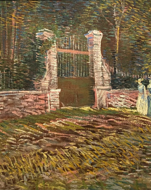 Vincent van Gogh 1853-1890. Entrance to Voyer-d’Argenson Park at Asnieres. 1887. Oil on canvas. The Israel Museum Jerusalem. Photo Dan Daniel