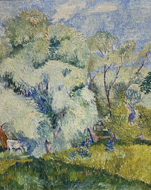 Natalia Goncharova. Willows. 1906. National art gallery of Armenia. Yerevan