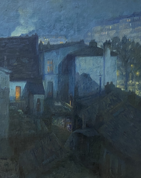 Panos Terlemezian. Workers’ block by night. Paris. 1910. National art gallery of Armenia. Yerevan