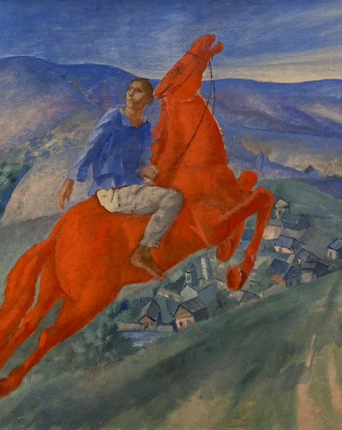 Kuzma Petrov-Vodkin. Fantasy, 1925. Russian museum SPb