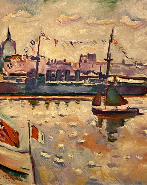 Othon Friesz 1879-1949. The Decorated Cruiser, Antwerp, 1905. Oil on canvas. Gift of Rene and Marianne Lang, Zurich. Photo Dan