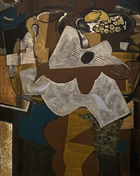 George Braque 1882-1963. Pitcher, Guitar, and Fruit, 1925. Oil on canvas. The Israel museum Jerusalem. Photo Dan Daniel