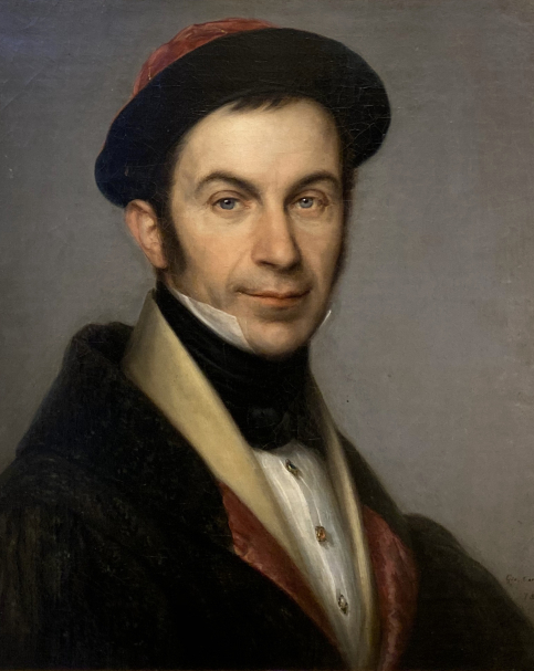 Piccio (Giovanni Carnovali) Portrait of Count Guglielmo Lochis. 1835. Accademia Carrara. Bergamo.