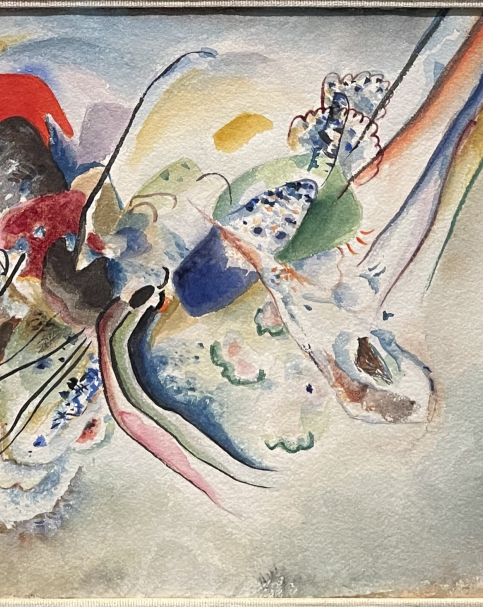 Vasilij Kandinskij 1866-1944. Composition,1916.  Watercolor and pencil on paper. Museo del novecento. Milano. Photo: Dan