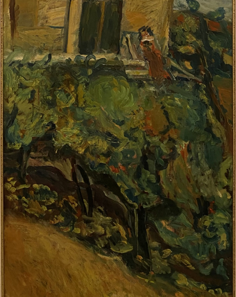 Chaim Soutine. 1893-1943. Cité Falguière at Montparnasse, 1917.  Oil on canvas. Private collection. Photo Dan