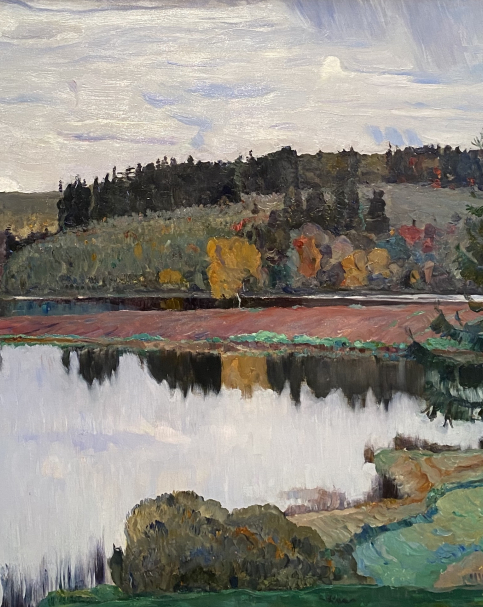 Mikhail Nesterov. 1862-1942. Autumn Landscape. 1906. STG. Moscow. Photo: Dan